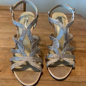 I.N.C. International Concepts Sparkly Nude Heels